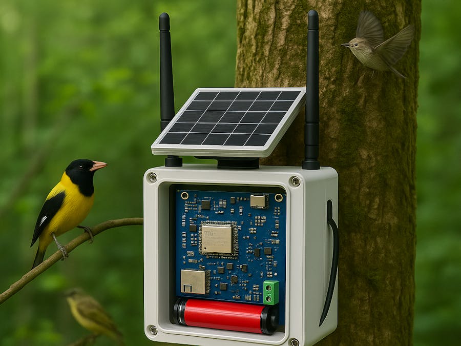 Edge-Bird: ML Based Bird Identifier & Habitat Monitor