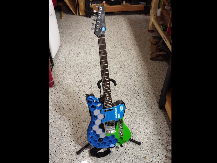 3D-Printed Guitar [Prusacaster ==> Hackstercaster]