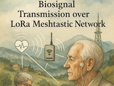 Part II: Biosignal Transmission over LoRa Meshtastic Network