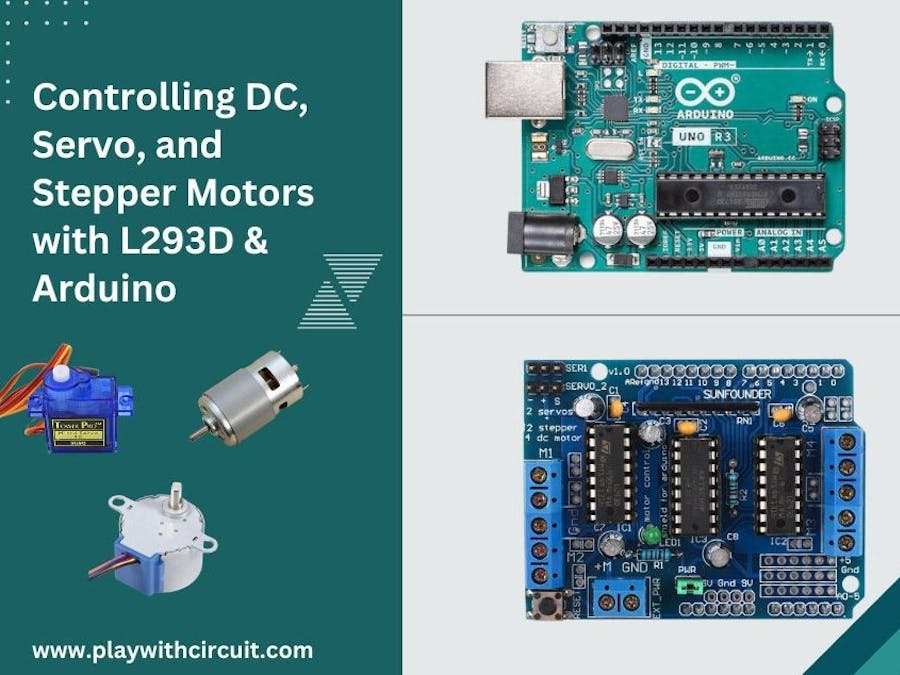 L293D Motor Driver Shield with Arduino