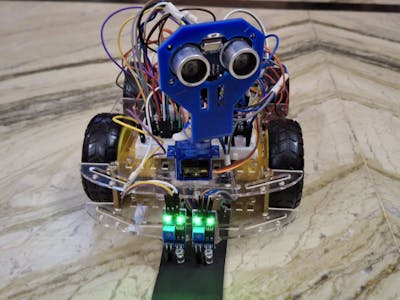 Internal Logistics Robot Using Raspberry Pi