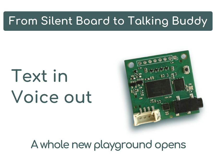 The First Neural Speech Module for Makers: tinyTTS kit
