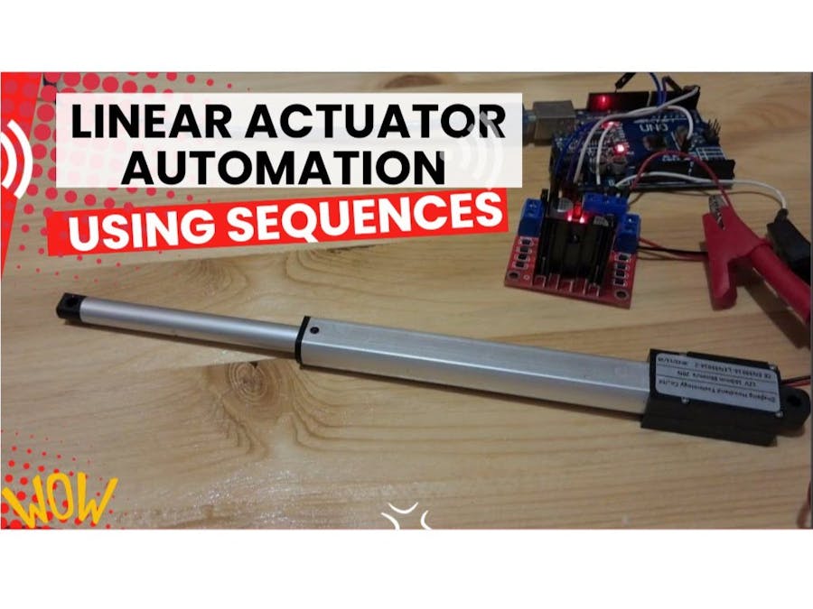 How to Automate Linear Actuator Using Sequence & Arduino