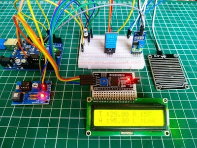 Arduino Weather Station | Rain Sensor of Arduino | DHT11