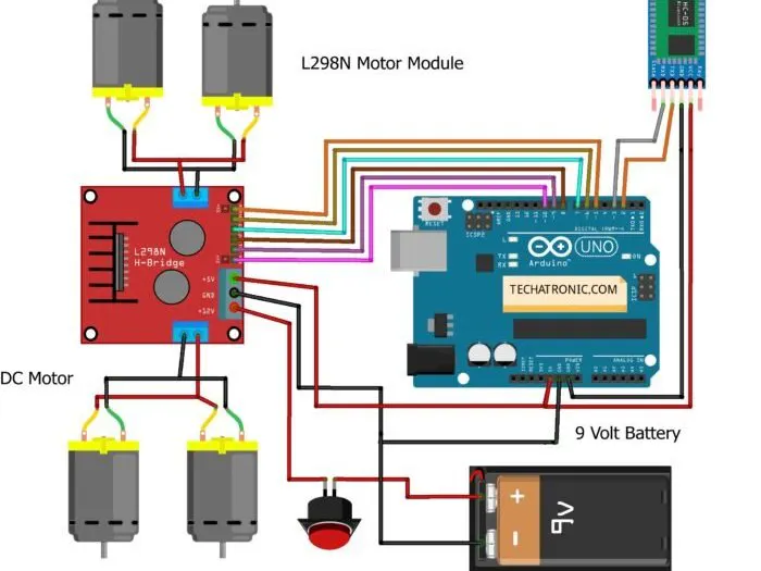SPY Robot Using Arduino With Bluetooth Controls | Arduino ro - Hackster.io