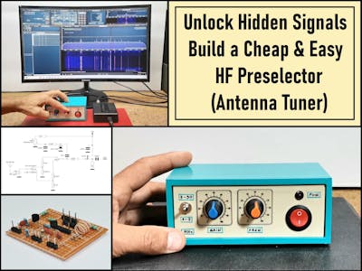 Build a Cheap & Easy HF Preselector - Antenna Tuner
