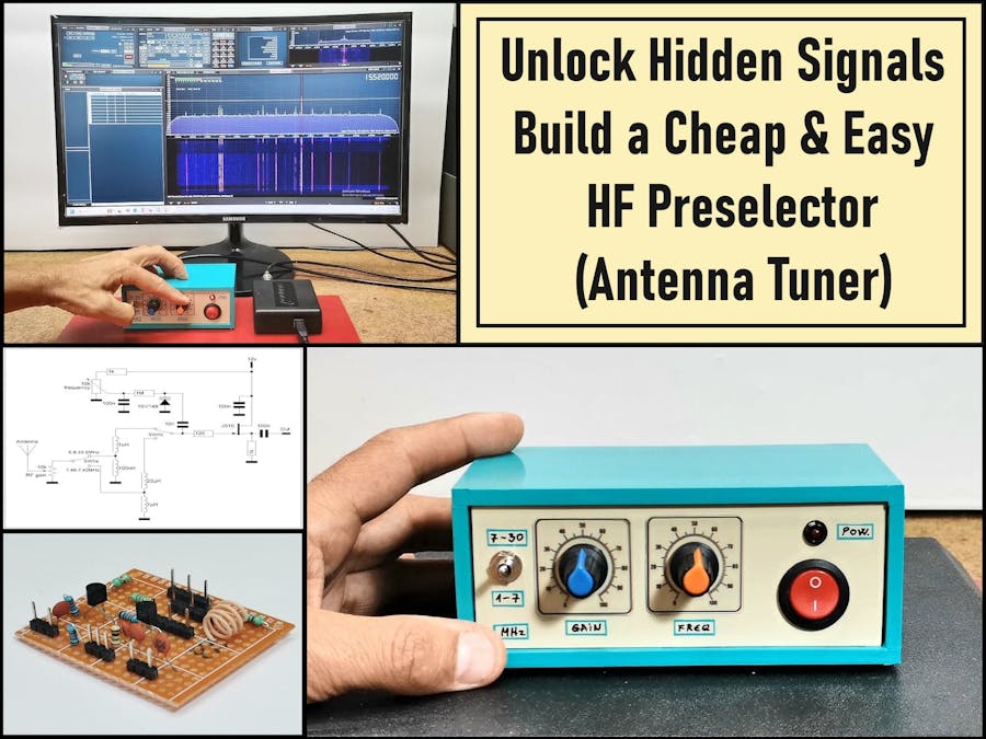 Build a Cheap & Easy HF Preselector - Antenna Tuner