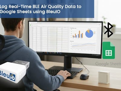 Log Real-Time BLE Air Quality Data to Google Sheet
