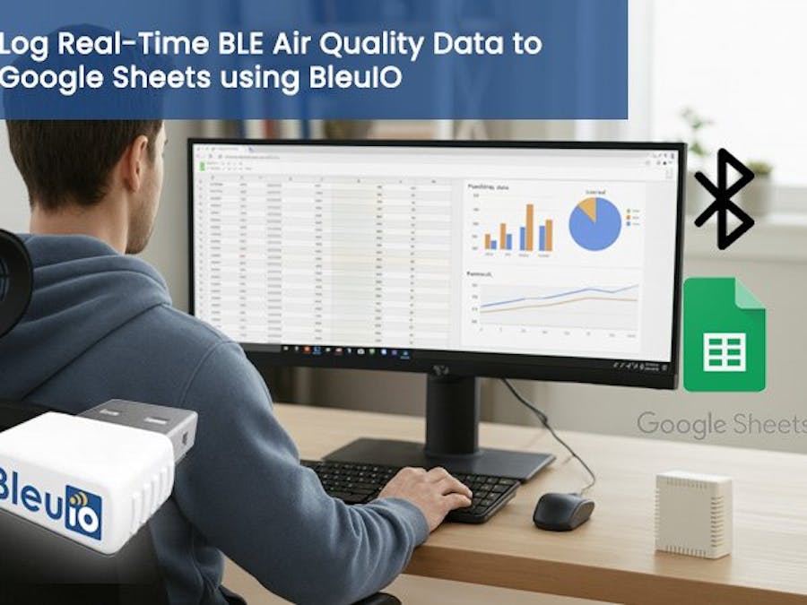 Log Real-Time BLE Air Quality Data to Google Sheet