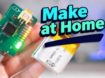 DIY Smart Lithium Battery Charger With LED Fuel Gauge