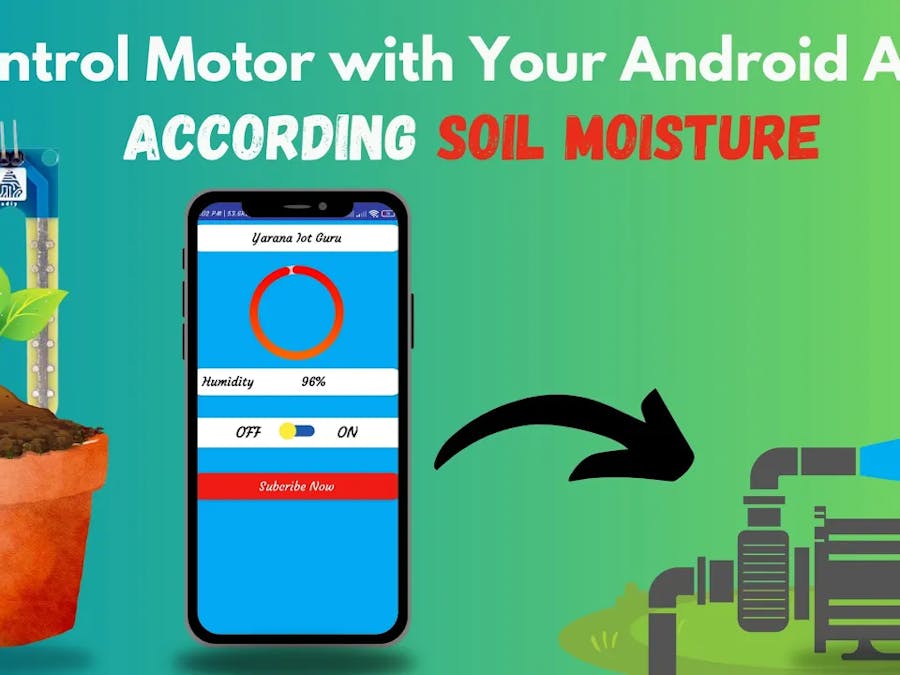 💧 Control Your Water Pump Remotely Using an Android App