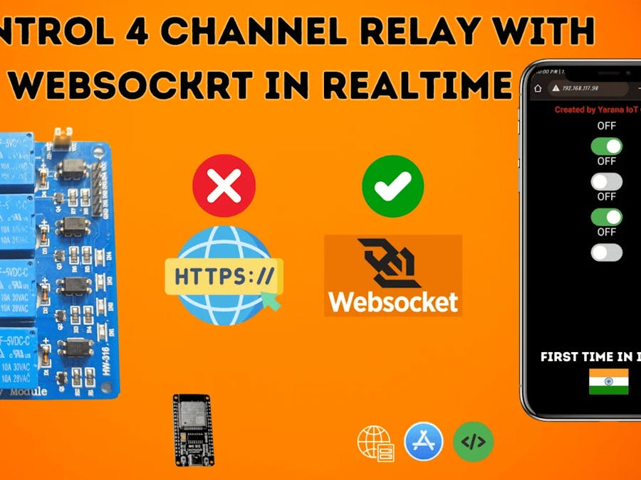 🏠 Home Automation with ESP32: Building a 4-Channel Relay