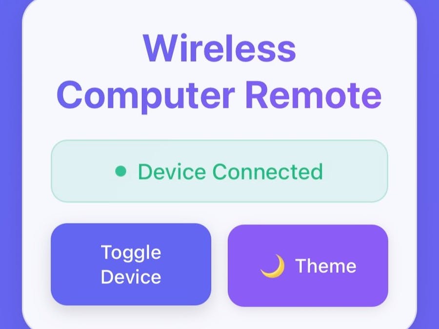 ESP32-S2 Wireless PC Remote Controller