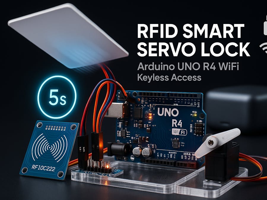 RFID-Based Smart Servo Lock System using Arduino R4 Wi-Fi