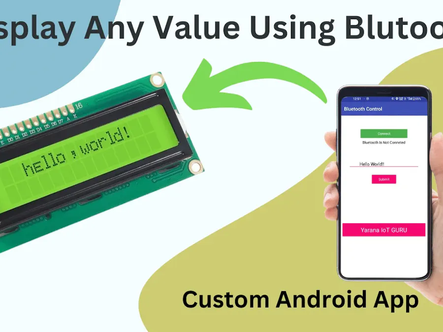 Printing Text on a 16×2 LCD with an App: A Step-by-Step