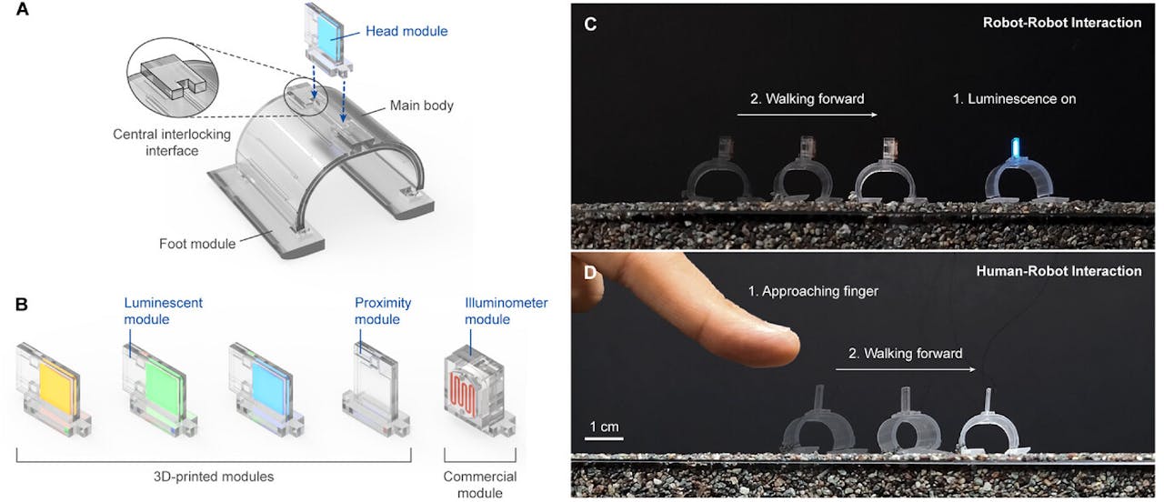 جعبهابزار رباتیک ماژولار SNU؛ تحول در طراحی میکرورباتهای زیرسانتیمتری 1 The robots are assembled from modules (📷: W. Song et al.)