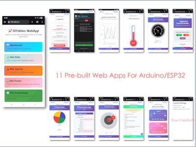 WebApps Library for Arduino and ESP32