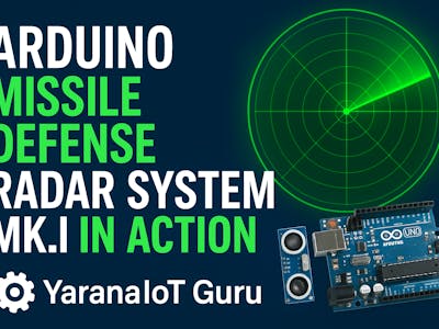 Arduino Missile Defense Radar System Mk. I in ACTION