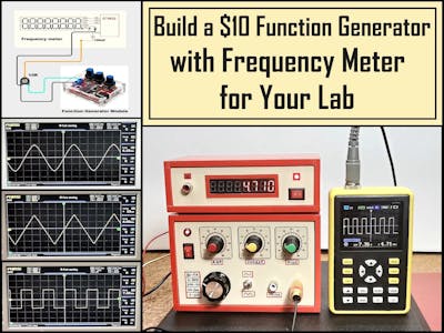 Build a $10 Function Generator with Frequency Meter