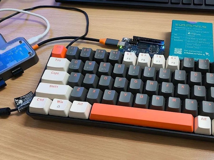 Trying Python+Arduino with Arduino UNO Q