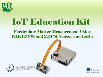 Particulate Matter Measurement Using RAK12039