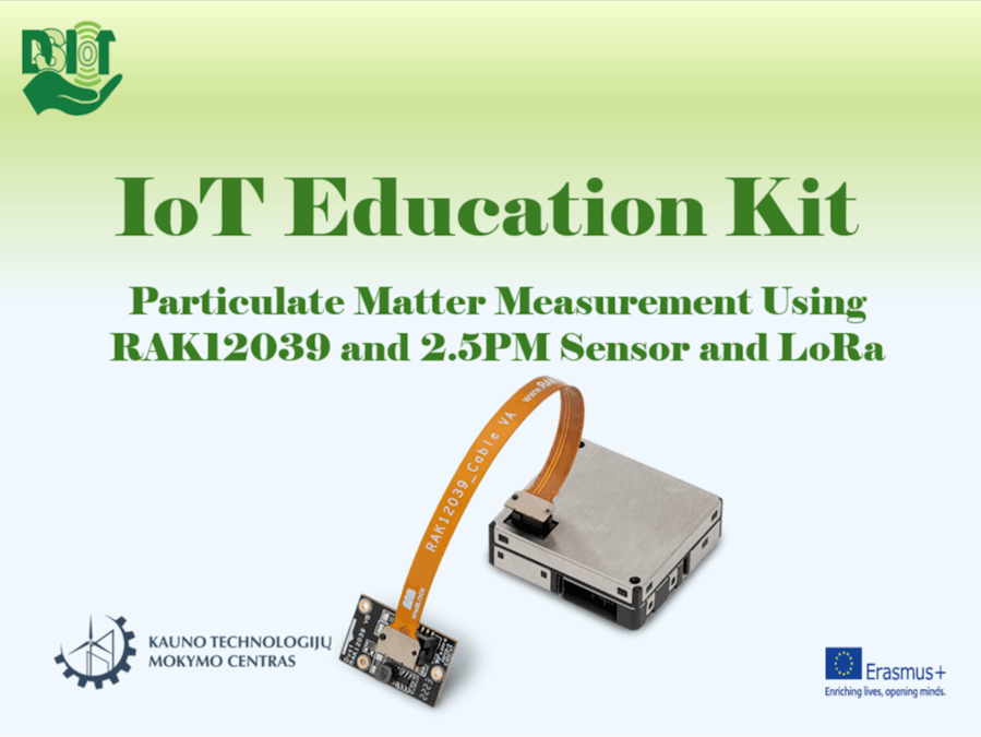Particulate Matter Measurement Using RAK12039