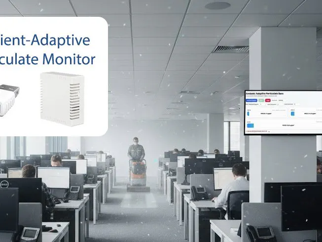 Ambient-Adaptive Particulate Monitor (PM1.0 / PM2.5 / PM10)