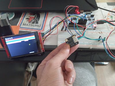 Brick Breaker with accelerometer