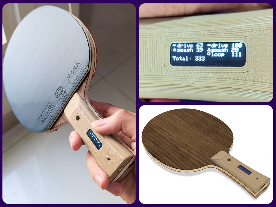 Smart Table Tennis Bat with Live Analytics