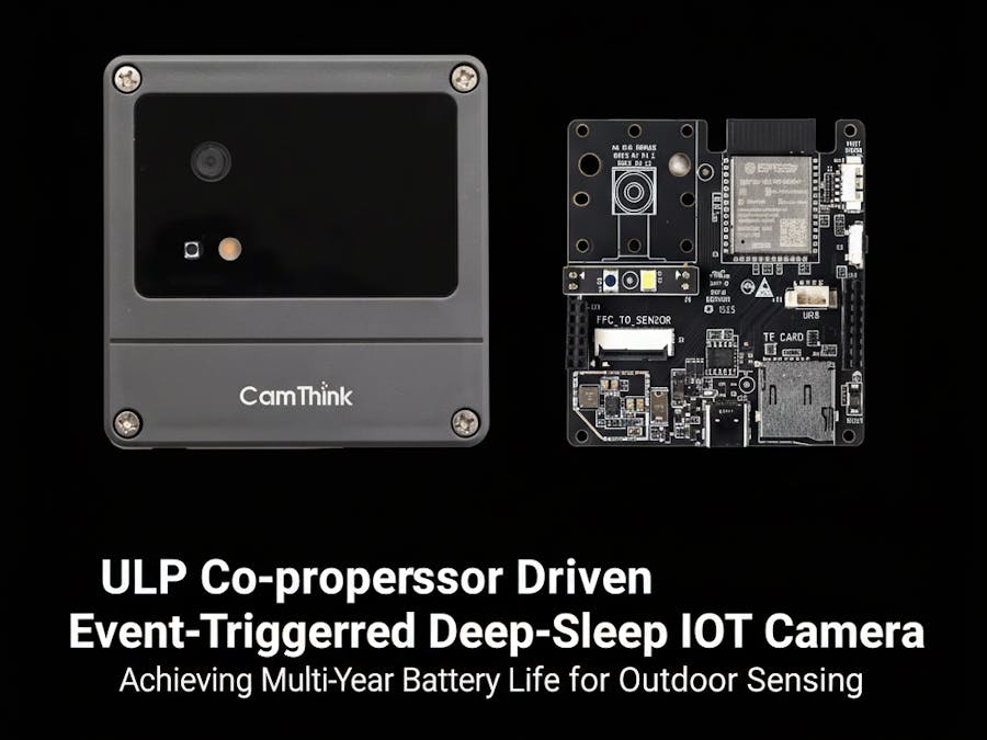 ULP Co-processor Driven Event-Triggered Deep-Sleep Camera