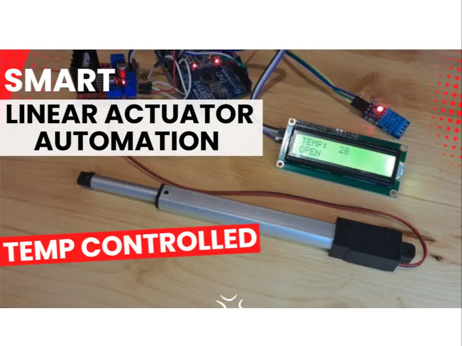 Set Temperature Actuator Responds Arduino using LCD