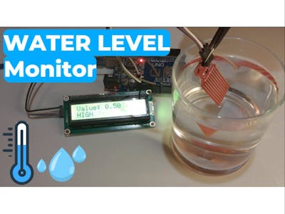 Arduino Water Level Display – Real-Time Level on I2C LCD
