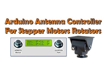 Arduino Antenna Controller for Rotators with Stepper Motors