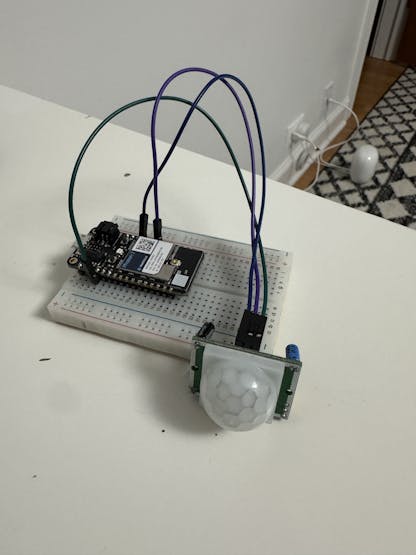 Motion detector connected to Photon 2