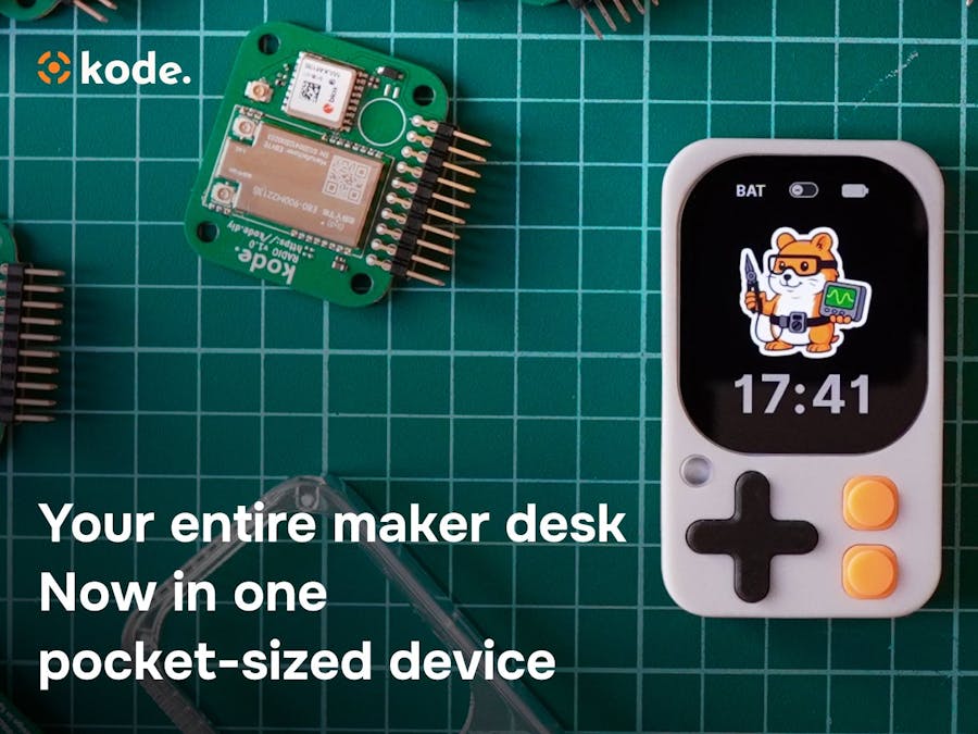 Kode Dot: Open-Source All-in-One Device for Makers