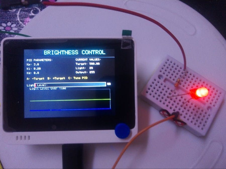 PID-Based LED Brightness Control Using Wio Terminal