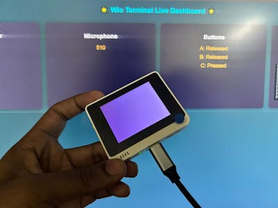 Building a Live Web Dashboard on Wio Terminal
