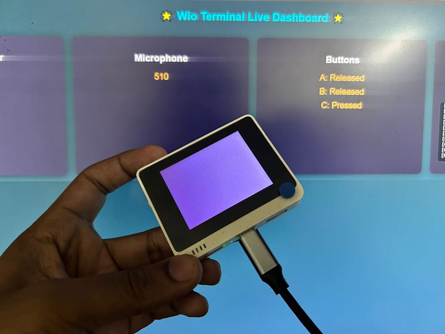 Building a Live Web Dashboard on Wio Terminal