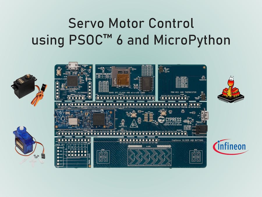 Servo Motor Control using PSOC™ 6 and MicroPython