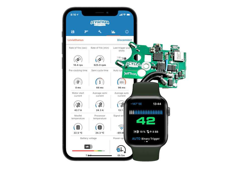 Electronics and apps for airsoft