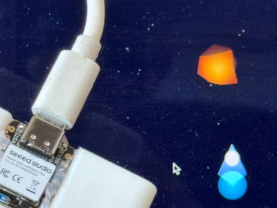 Motion-Controlled Spaceship Game Based on XIAO nRF52840 Sens