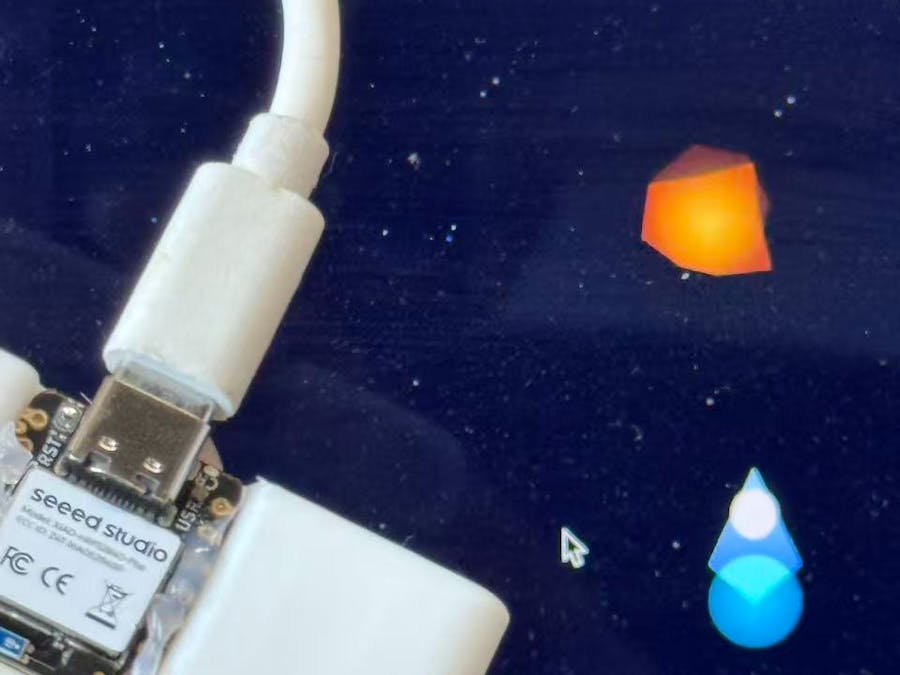 Motion-Controlled Spaceship Game Based on XIAO nRF52840 Sens