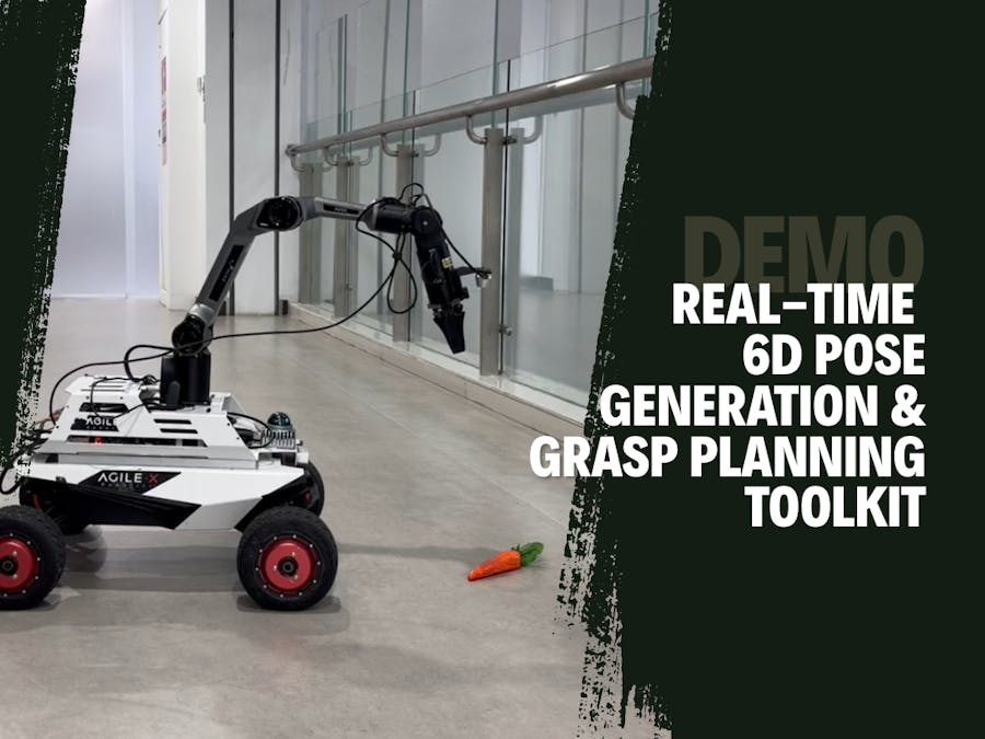 Real-Time 6D Pose Generation & Grasp Planning Toolkit