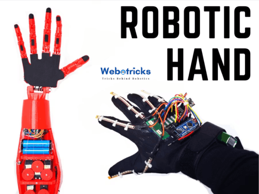 How to Make Wireless / Gesture Control Robotic Hand