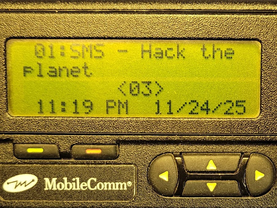 Motorola Pager given new life with Bluetooth BLE