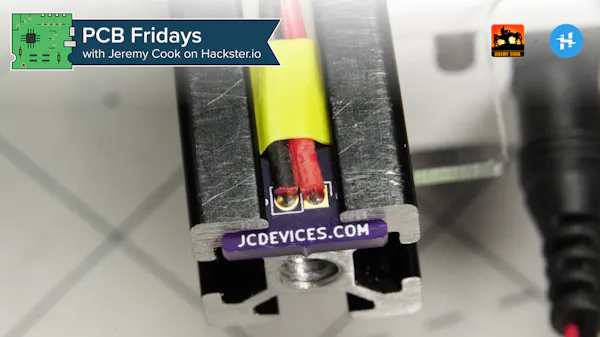 PCB Friday: LED Strip Helper Board Slides Into Aluminum Extrusion