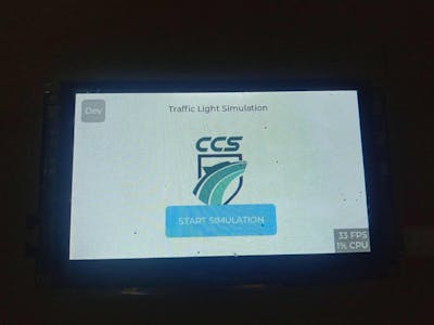 Interactive HMI Traffic Control System