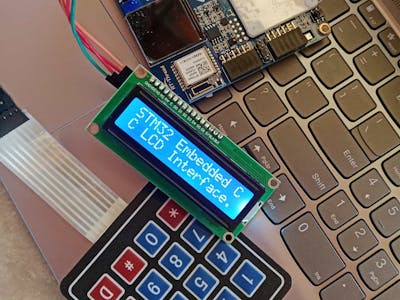 STM32 Calculator: Keypad and I2C LCD Interface