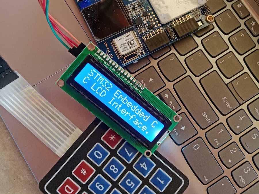 STM32 Calculator: Keypad and I2C LCD Interface