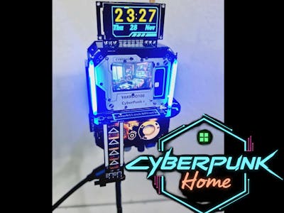 LED Cyberhome Model with LCD Clock